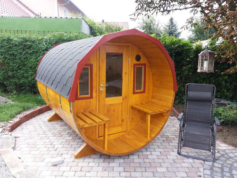 Fass-Sauna