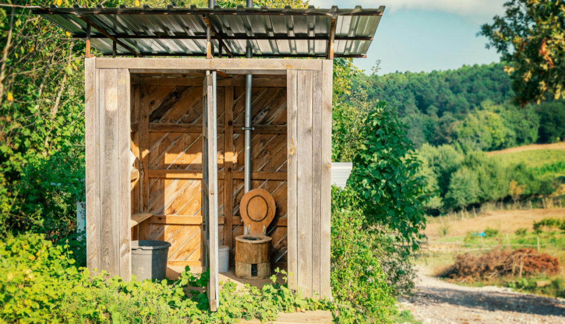 Gartentoilette ohne Wasseranschluss