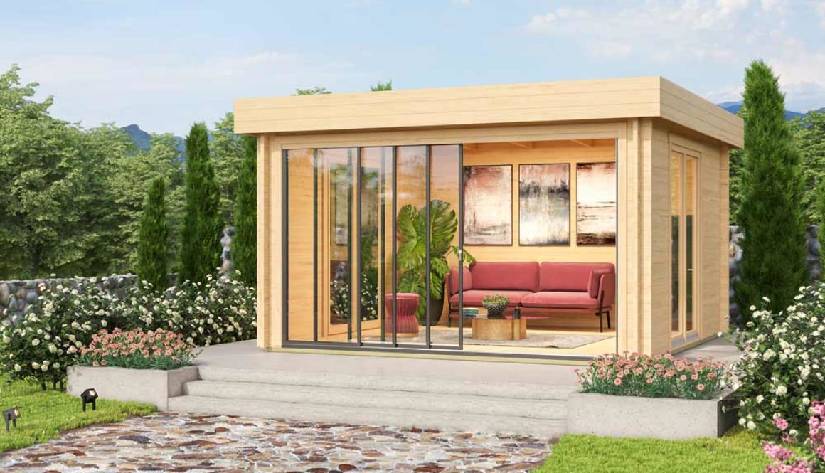 Modernes Lounge-Gartenhaus